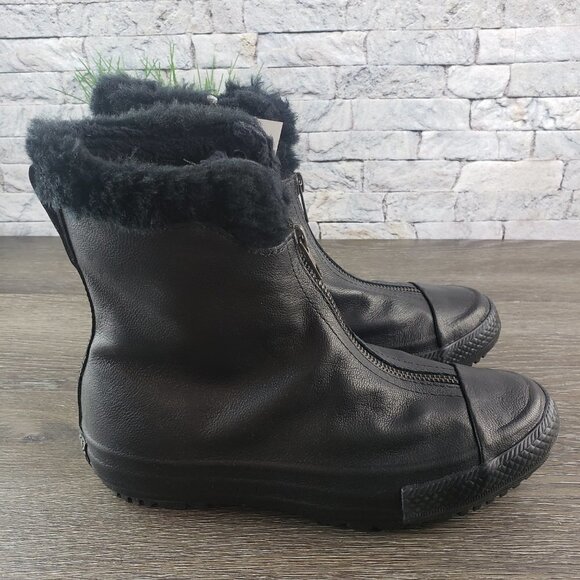 New Converse CTAS Boot Shroud Leather Fur - Picture 3 of 7